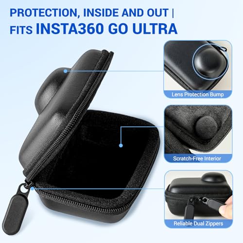 Estuche de transporte Aurivor para cámara Insta360 Go Ultra miniatura 2