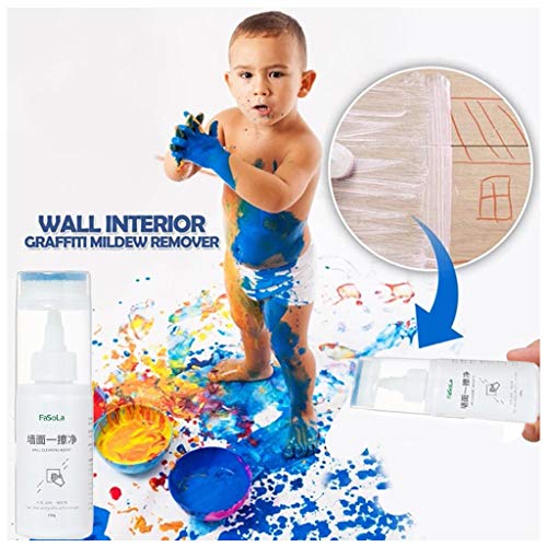 Fine Wall Interior Graffiti Remover,Kids Handwriting Graffiti Cleaner for Wall, Wall Cleaning Gel