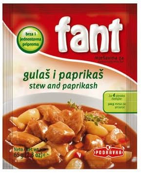 Podravka Fant Seasoning for Stew Ans Paprikash Meat 3-pack (3x65g/3x2.3oz)