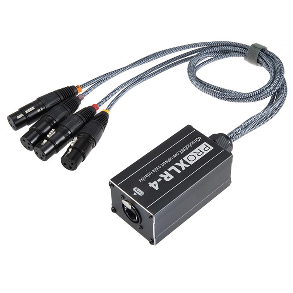 Audio Femmina RJ45 XLR Splitter di Rete per Estensione di Rete Serpente di Registrazione Scenario o Studio