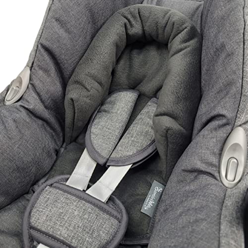 BAMBINIWELT Kopfpolster Kopfkissen für Babyschale kompatibel mit Maxi Cosi...