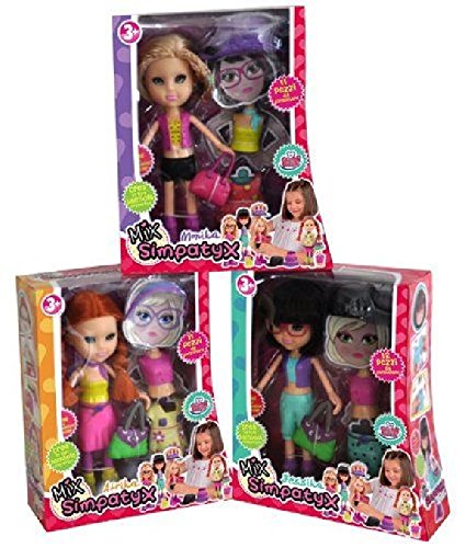 Mix simpatyx bambola con pezzi da combinare