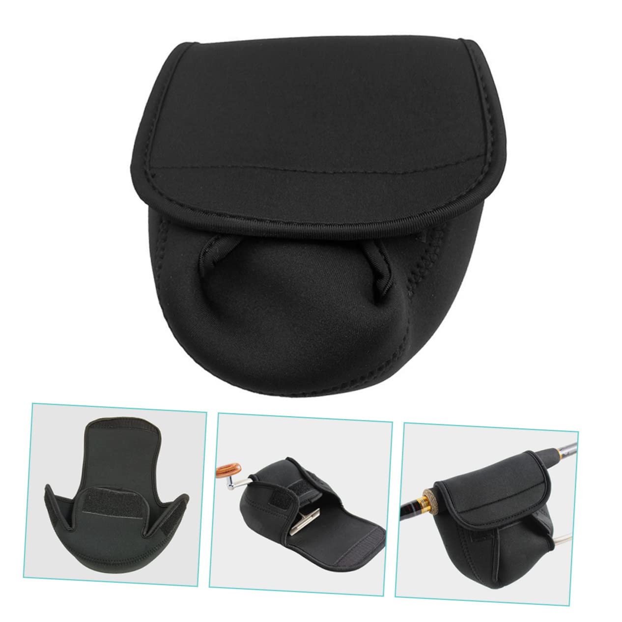 POPETPOP 5 Fundas Protectoras para Carretes de Pesca Portátiles para Actividades al Aire