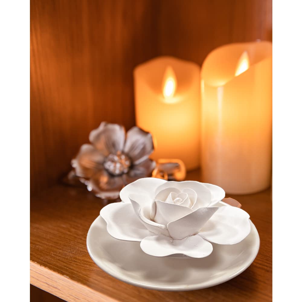 Diffusore di olio passivo per diffusori di aromaterapia in porcellana non elettrica per piccoli mini stanze, scrivania decorativa, bagno