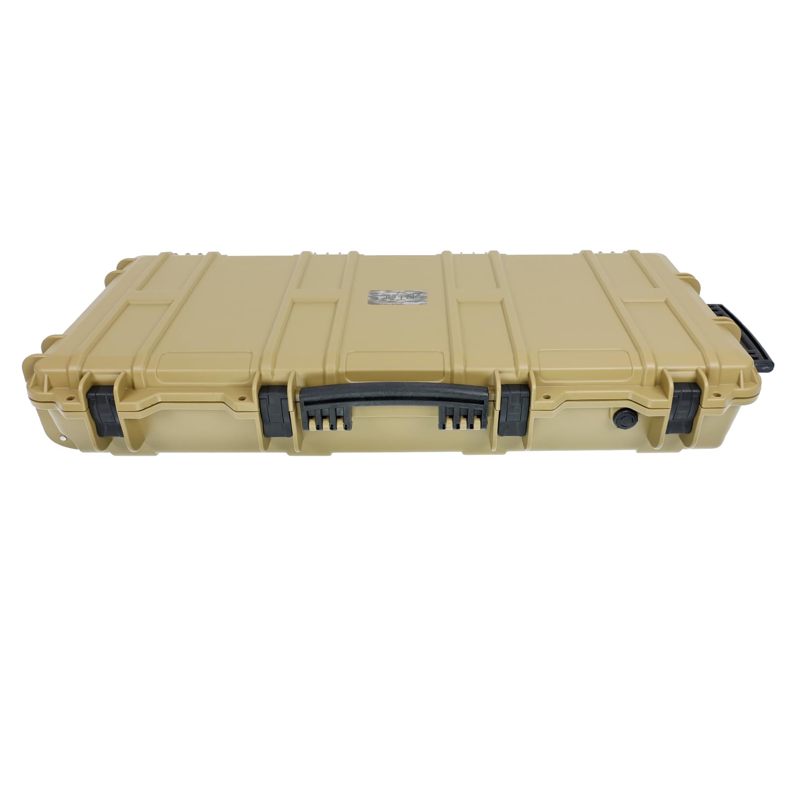 OpTacs Waffenkoffer - Medium 97,8x42x17,5cm Stabiler Koffer für Langwaffen und Ausrüstung, wasserdicht, Hartschalenkoffer mit Schaumstoffpolsterung Rasterschaumstoff