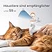 oneisall Hundeschermaschine mit Staubsauger, Super Saugkraft mit 12000 Pa Saugt 99.99% der Tierhaare, Leise Schermaschine Hund Katze Hundehaarschneidemaschine mit 7 Pflegewerkzeugen