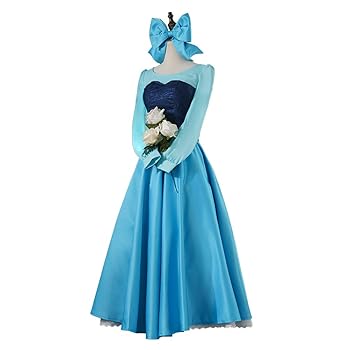 ま*こ様 未使用近い豪華人魚姫青のフリンジ付きダンスドレスサイズS~M 楽天市場】人魚姫コスチューム マーメイド仮装 100-150cm