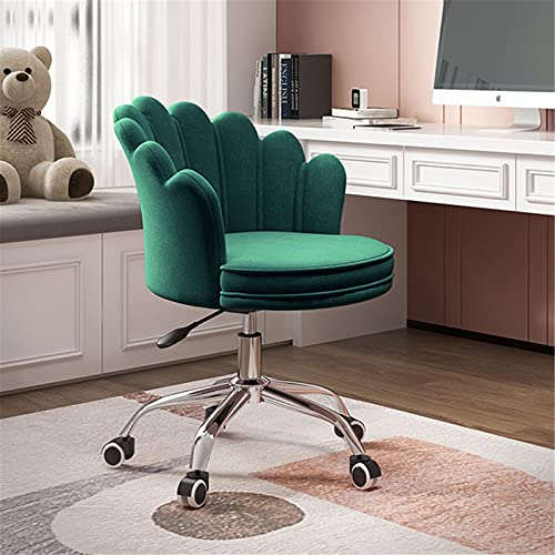 Chaise de bureau pour réception et salon élégant en velours doux