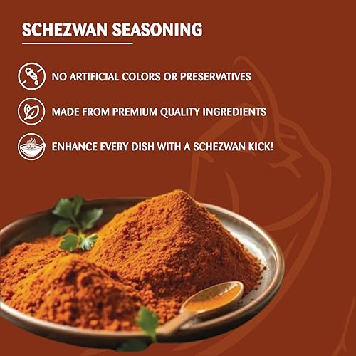 Image of Omas Fresh Jain We-Desi Schezwan Seasoning | No Onion, No Garlic Masala Best for Making Noodles, Pasta, Fried Rice, Nachos (70g)