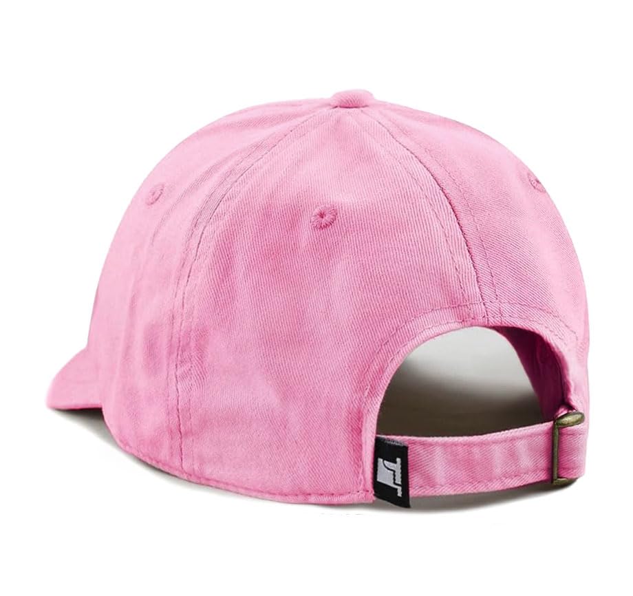 Image of Cotton Baseball Cap Dad Hat - Washed Low Profile Adjustable Hat for Men Women Casual Outdoor Running Golf