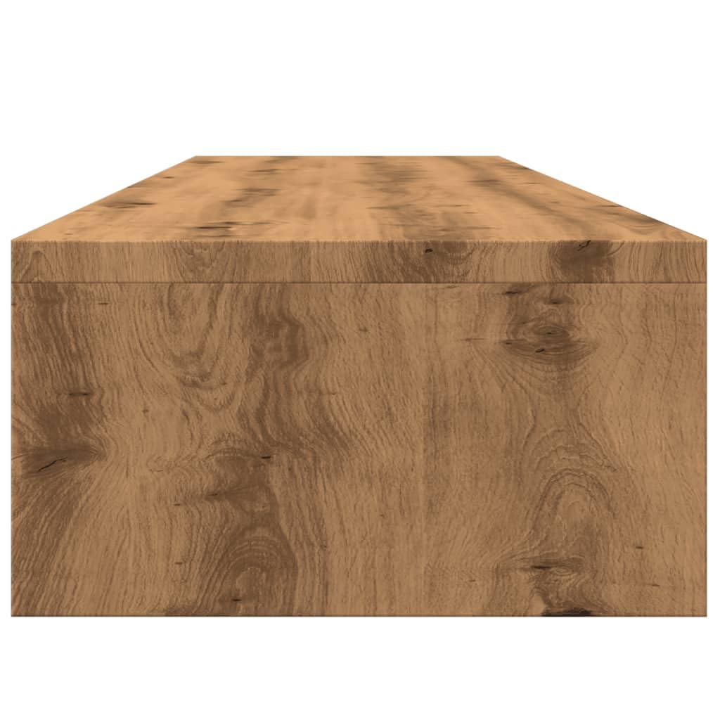 SKM Monitorständer Artisan-Eiche 100x24x13 cm Holzwerkstoff,Elektronik,Video,Videozubehör,TV-Zubehör,TV- & Monitorhalterungen,Braun,6.95KG,855825