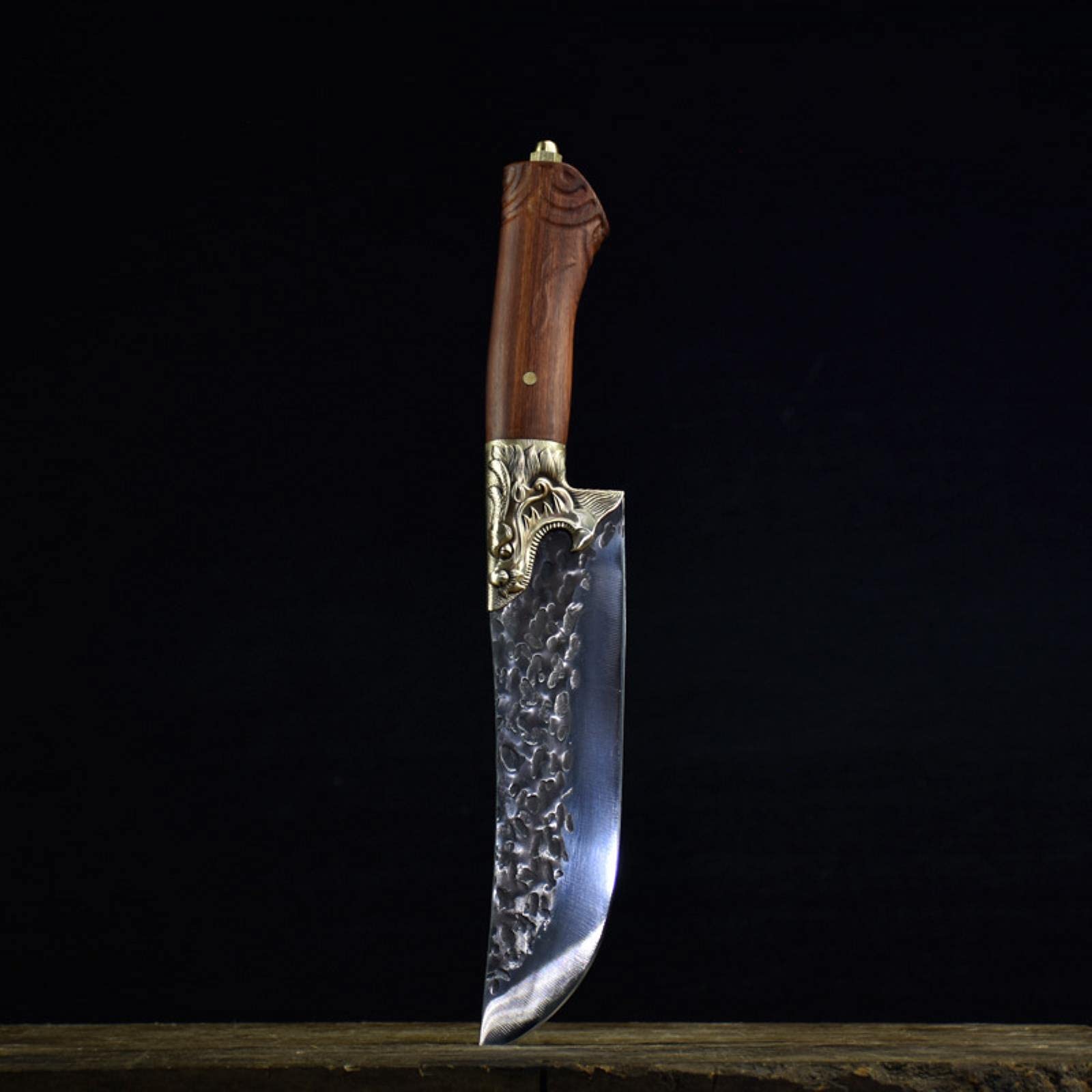 Guang Couteau de Cuisine Professionnel 7CR17MOV en Acier forgé à la Main Exquis Ultra Sharp 7.5 Pouces Couteau de Chef pour Couper la Viande végétale