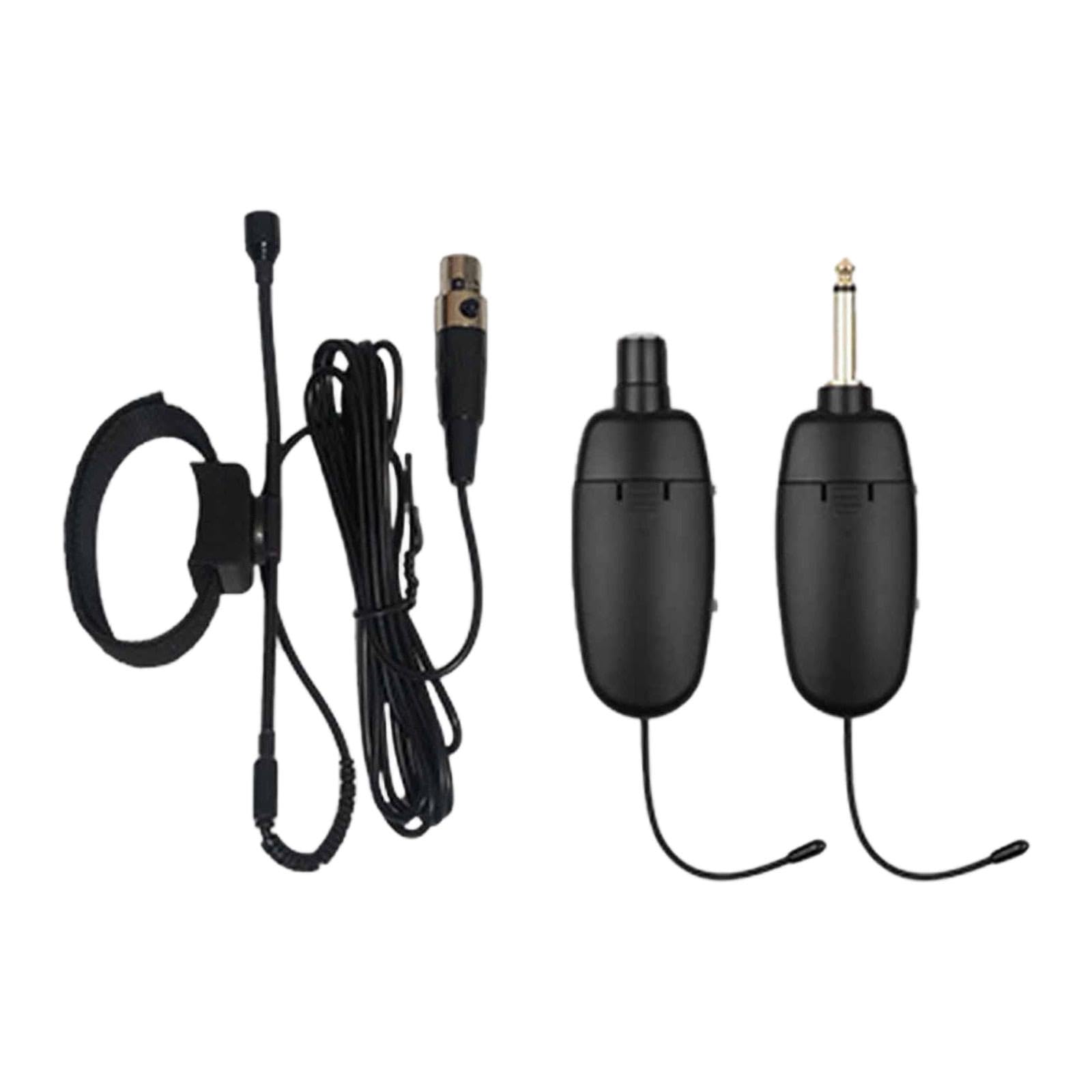 Microfono per Flauto Strumento Musicale Microfono a Condensatore Professionale con Clip Regolabile Antivento Antipolvere Cavo Adatto per Hulu, XLR a 3 Pin