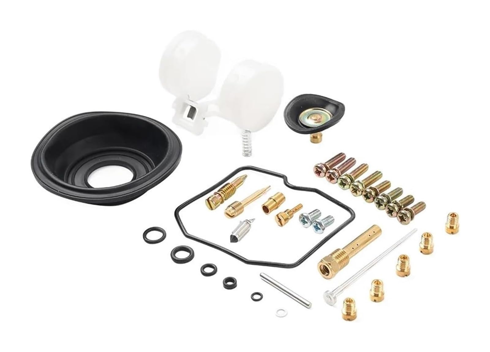 Vergaser-Ersatz Für KLE400 KLE500 1991-2007 Wiederaufbau Motor Schwimmernadel Vakuummembrandichtung Motorradvergaser Reparatursatz