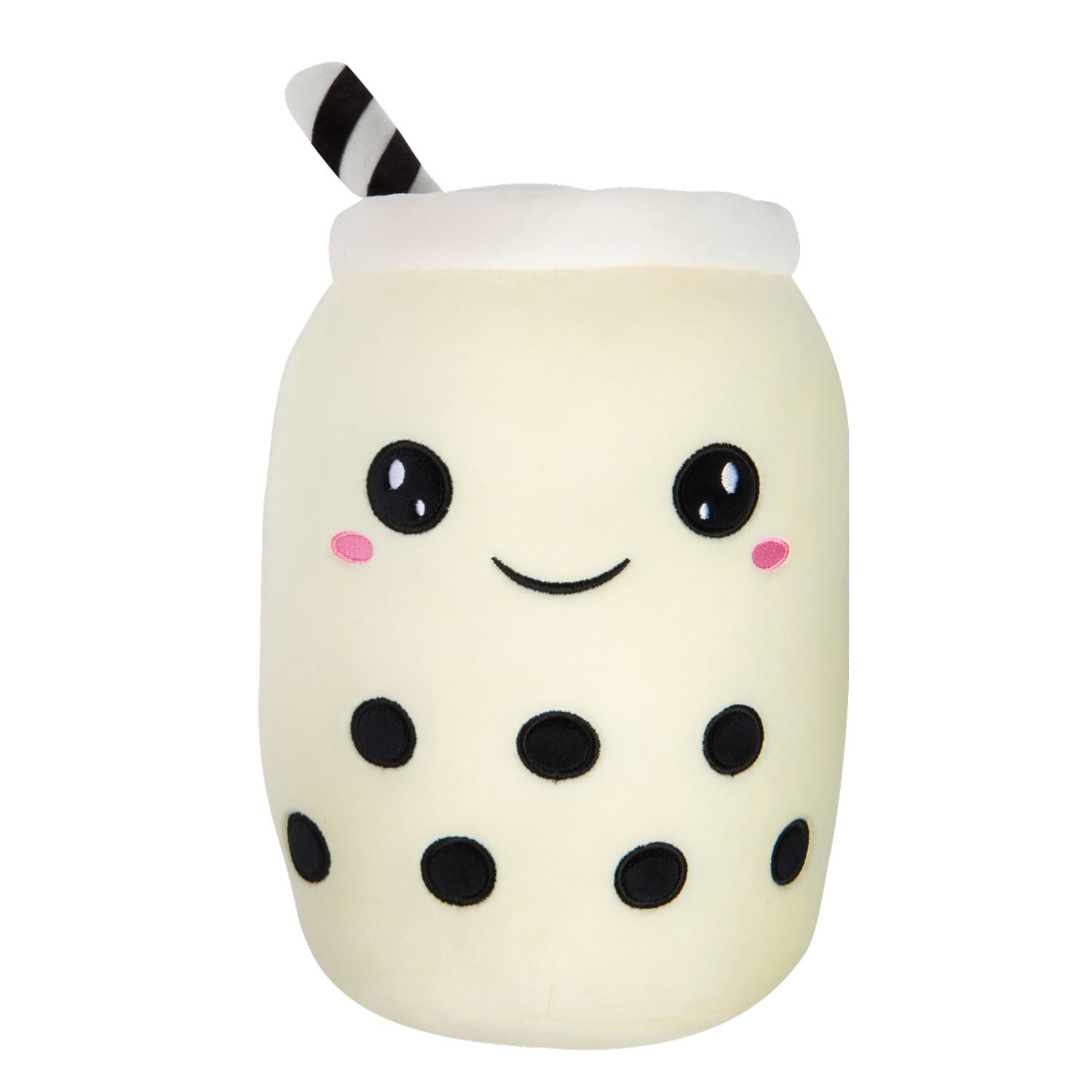 VFM - Boba Tea Soft Toy White Bubble Tea Plush Pillow, Cute Soft Stuffed Toy Plush Toy Cute Stuffed Plushie, Gifts for Birthday, Valentine's Day Christmas- 1 X Milk 15cm