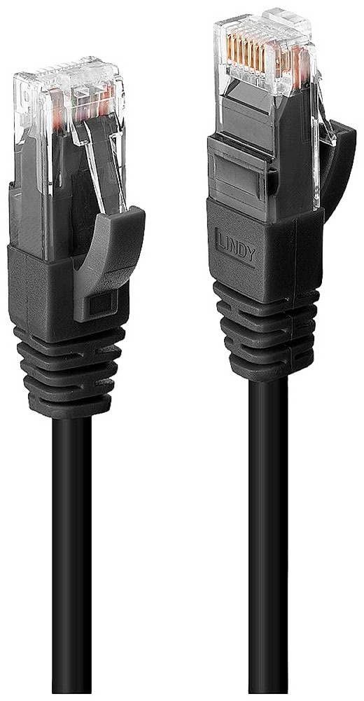 LINDY UTP Cat. 6 cable black 10 m LSOH Test Protocol