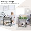 Amazon.com: Merapi Lift-top End Table with Charging Station, Gray Sofa ...