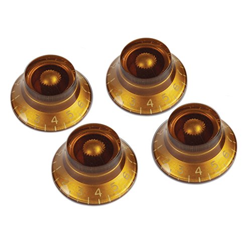 Gibson Top Hat Knobs - 4 Pack, Amber