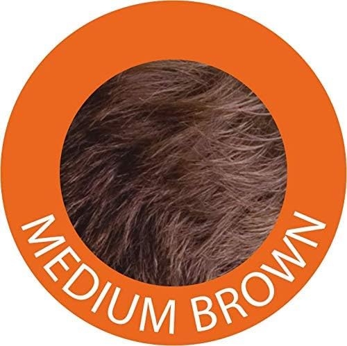 HairLab 100% Organic Hair-Thickening Keratin Fibres for Concealing Hair Loss and Thinning Hair - 15g Medium Brown - Image 2