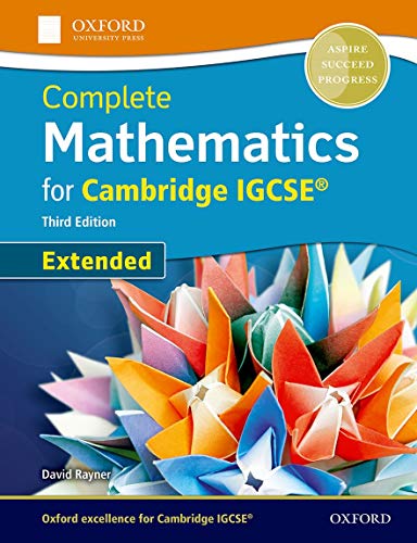 Complete Mathematics for Cambridge IGCSERG Student Book (Extended)