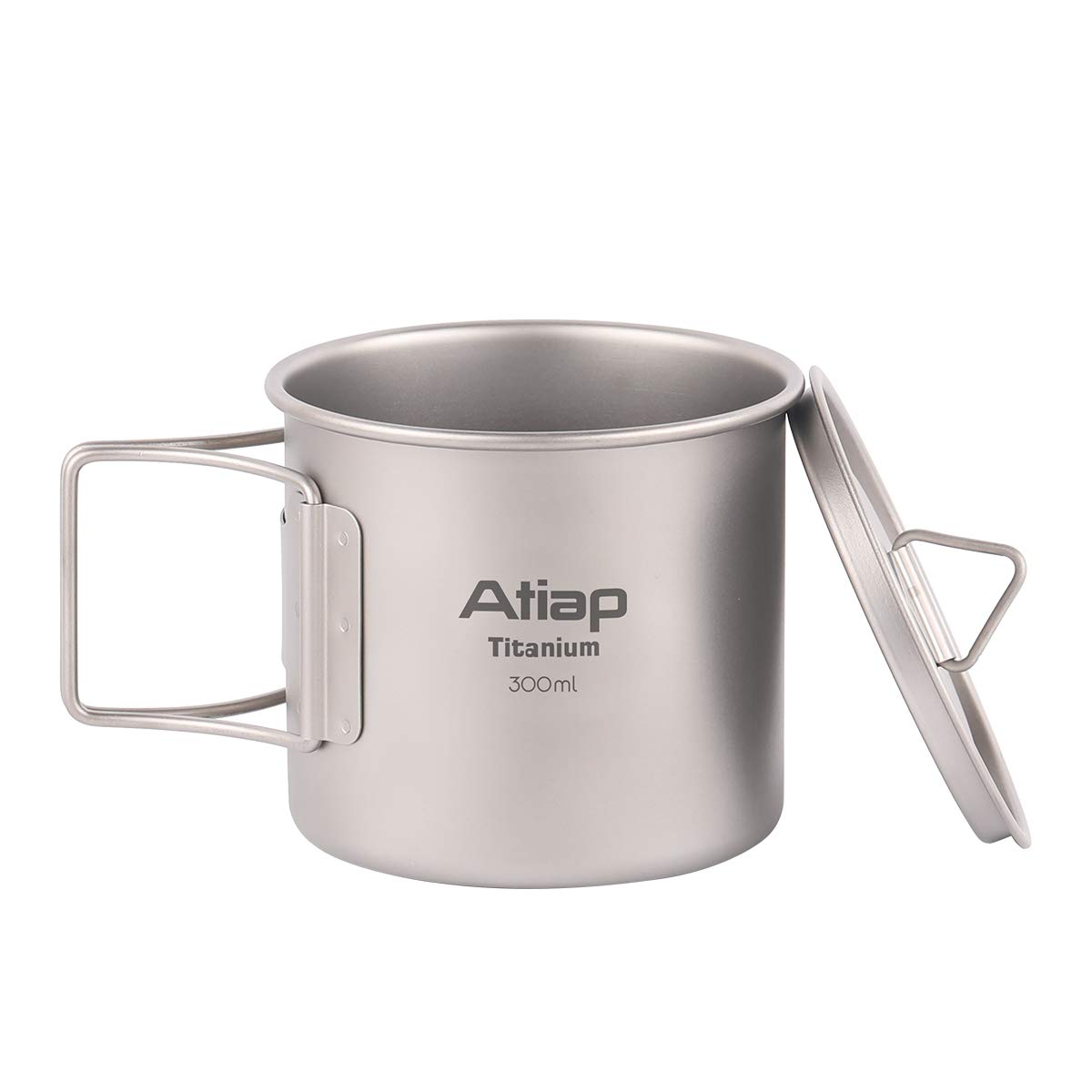 ATiAP Outdoor Titanium Cup Mug Pots Portable Cup Mug Camping Picnic Water Cup Tableware Coffee Tea Pot