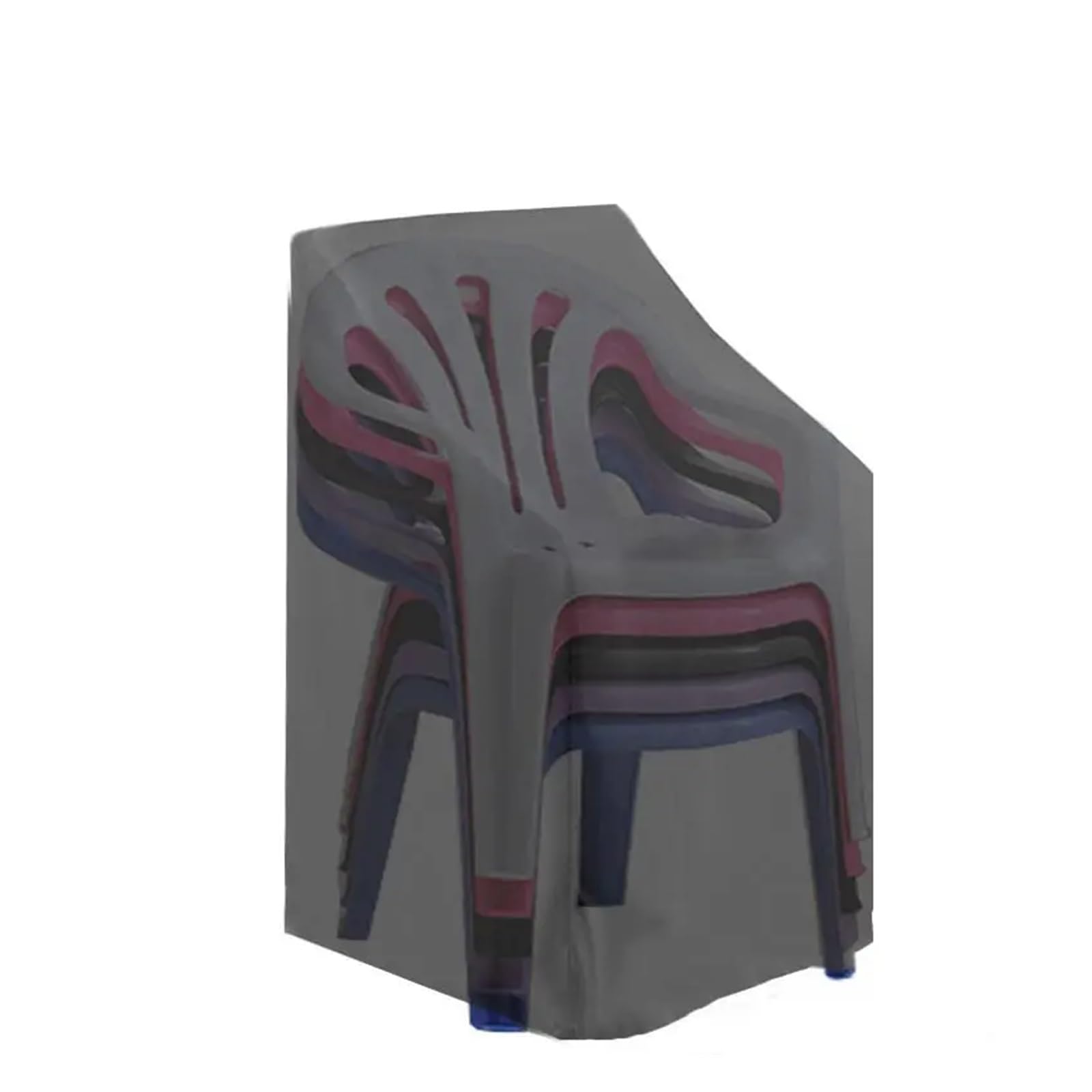 Outdoor Furniture Covers, Outdoor Patio Garden Stacked Chair Sofa Furniture Cover Rain(68x68x120cm)