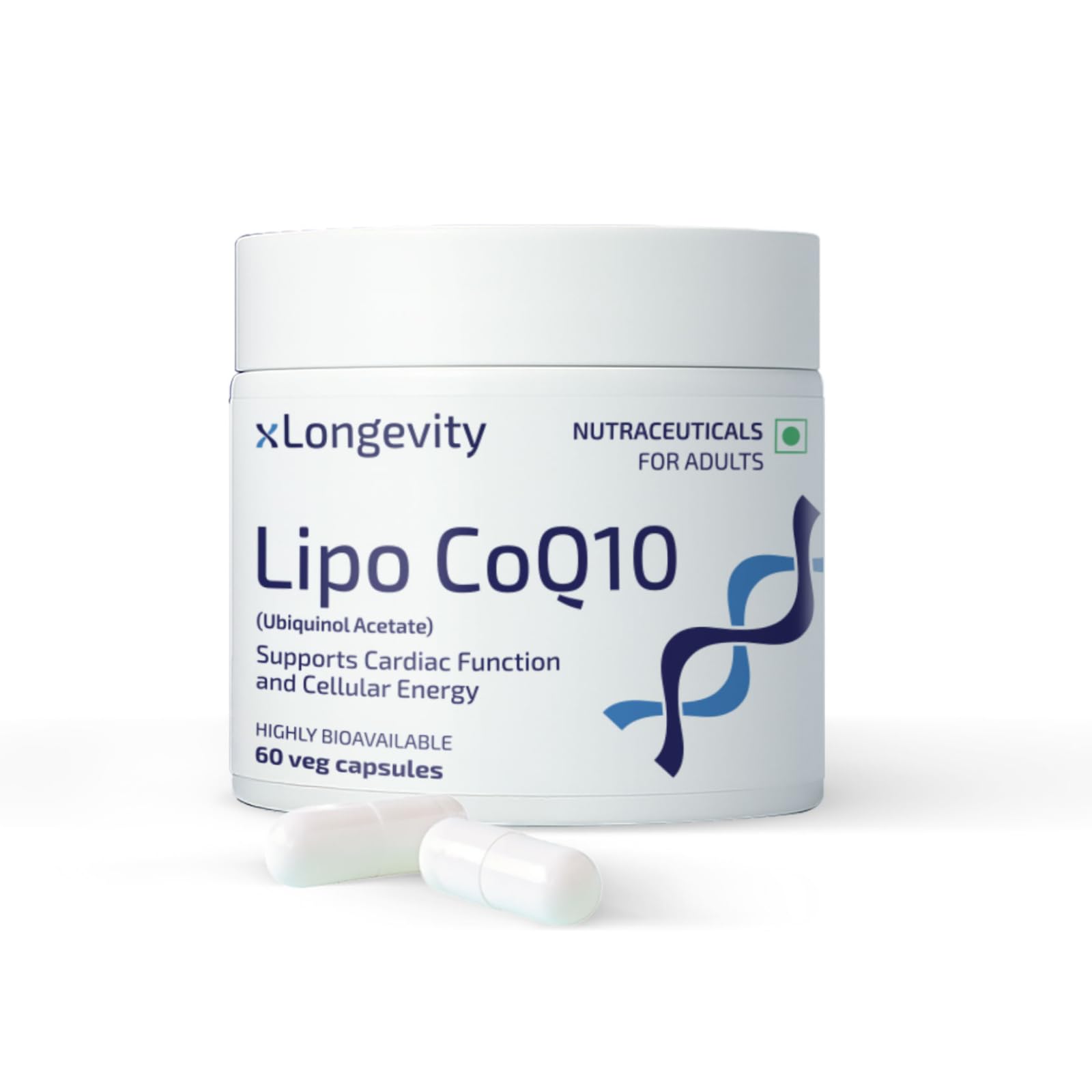Lipo Co Q10 (150 mg) 60 Capsules, Coenzyme Ubiquinol Supplement for Men & Women | 100% Vegetarian, 4x High Absorption, Heart & Vascular health, Antioxidants, Inflammation, Longevity Tablets, Lap-tested Dietary supplement-image-14