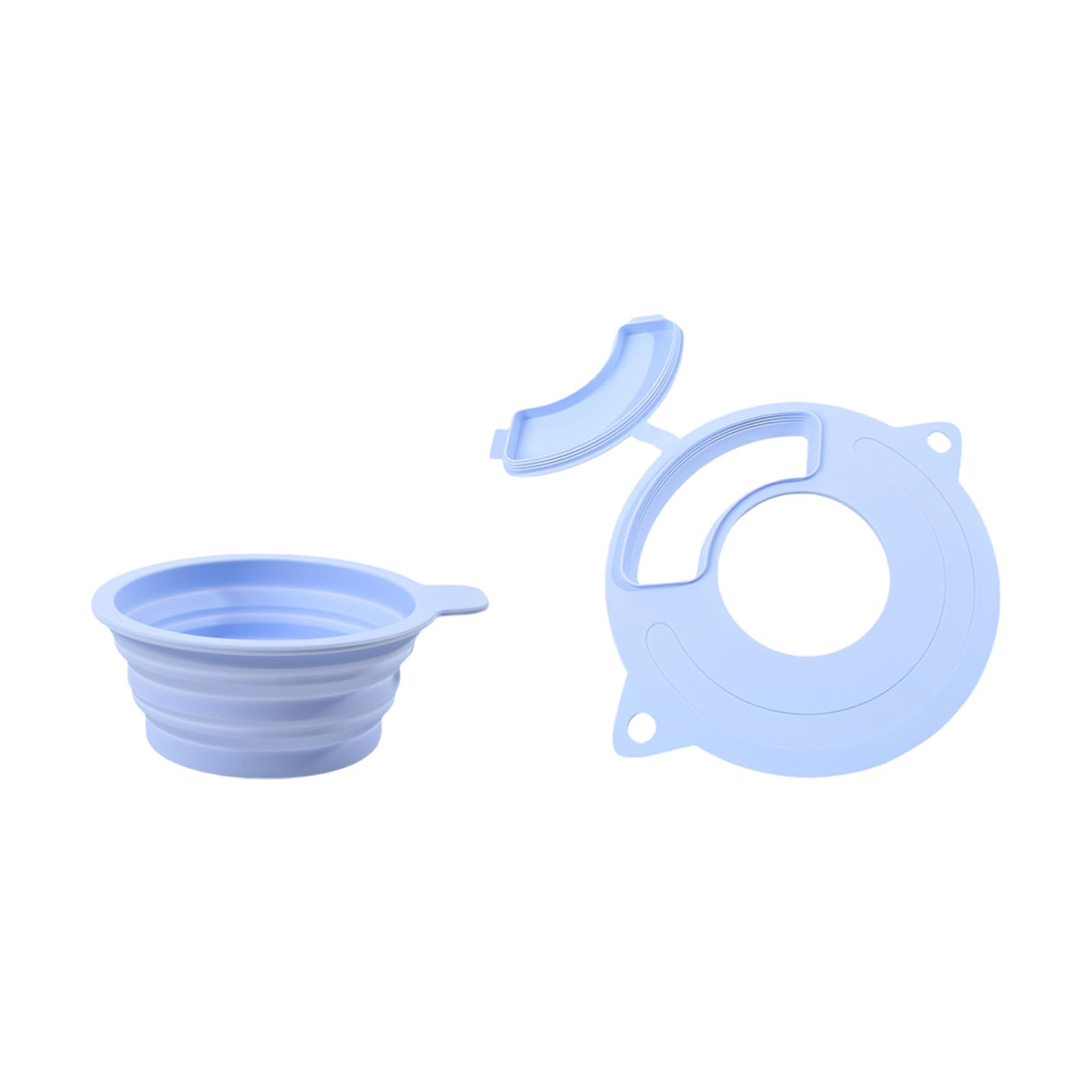 MALSSE Silicone Splash Guard and Measuring Cup Set for Stand Mixer Perfect for Baking Without Mess Kitchen Baking Gadgets