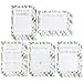 Baby Shower Game Card Packs - 5-Set Assorted Party Activity Supplies for 50 Guests, Including Bingo, Word Scramble, and Well Wishes, Boho Cactus and Hearts Design, 50 Sheets, 5 x 7 Inches