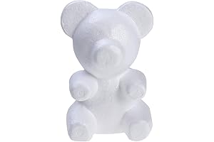 Amosfun DIY Craft Polystyrene Foam Styrofoam Bears Mould