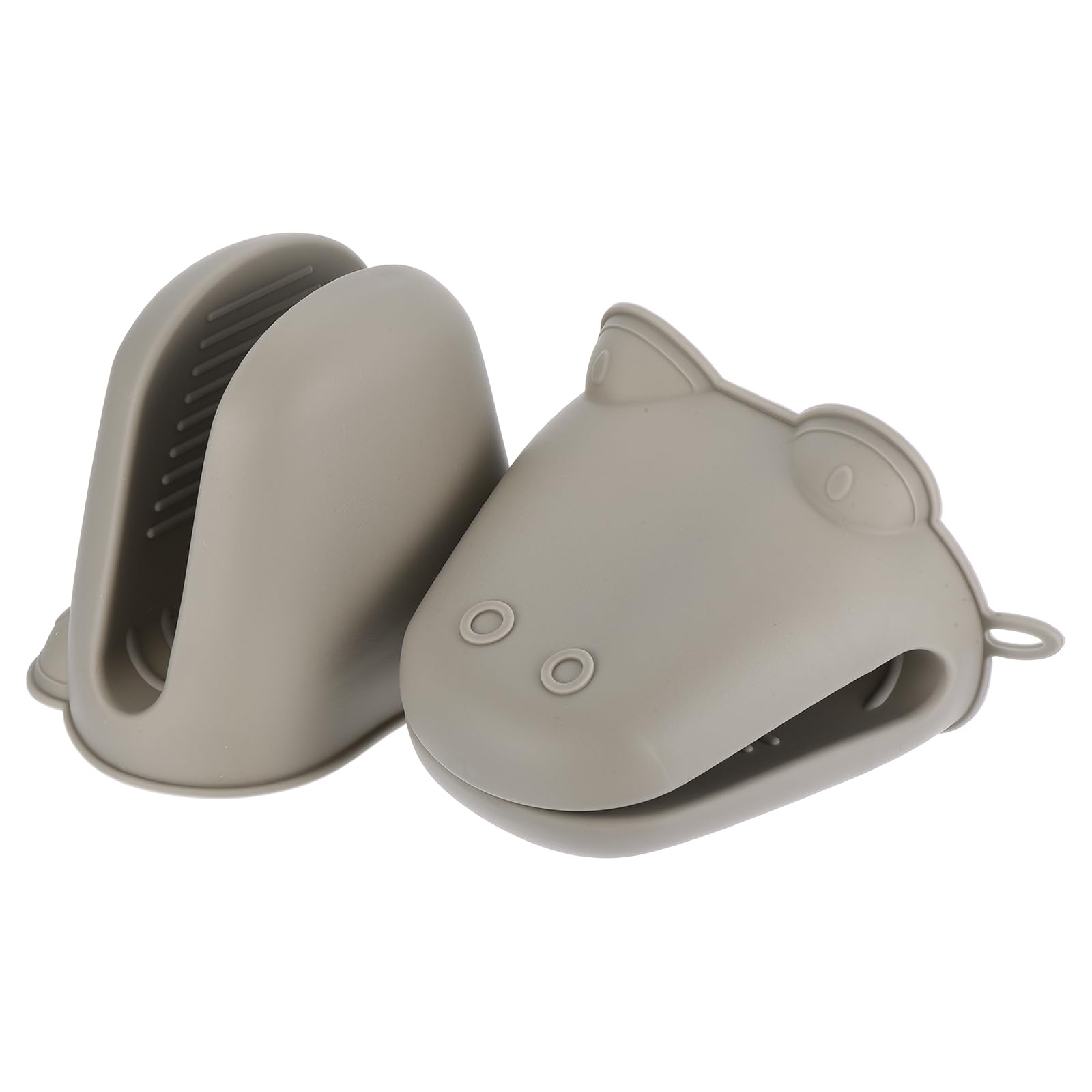 Gants de cuisine silicone uxcell mignons et compacts coloris gris