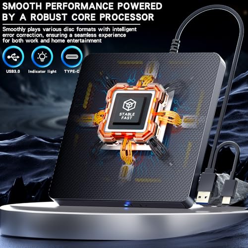 image for aelrsoch External Blu ray Drives Player Read/Write Compatible Bluray B