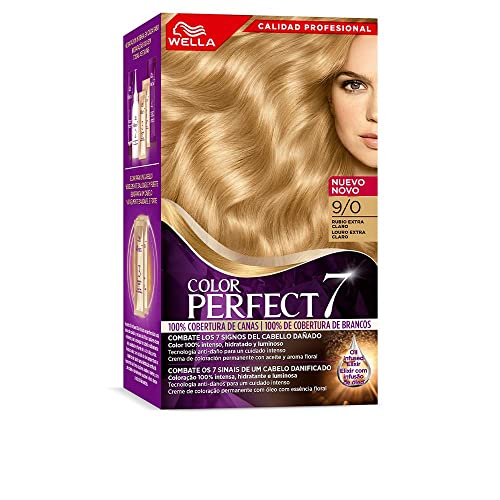 Wella Color Perfect - Tinte de Coloración Permanente para un Cabello Hidratado y Luminoso - Tonos Rubio Extra Claro