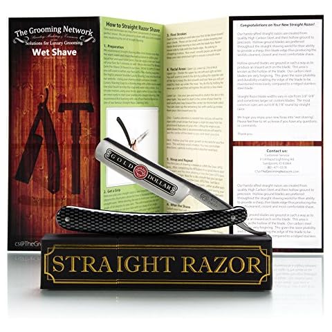 Gold Dollar – Shave ready Straight Razor (6/8”, Round Tip, Carbon Steel) Cover