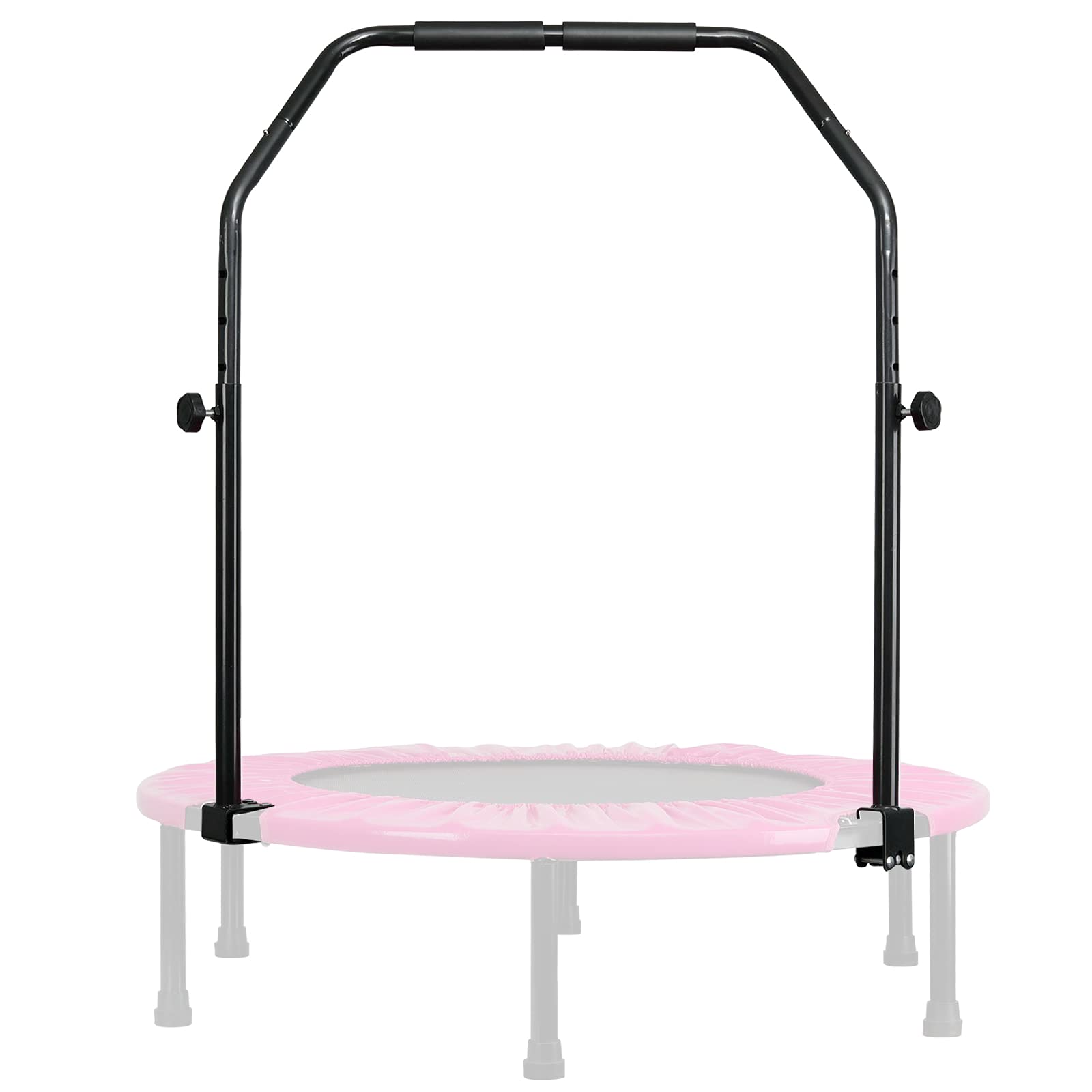 Photo 1 of 40" Foldable Mini Trampoline Kids Adults Exercise Rebounder 5 Thick PVC Covers to Choose from Great for Body Fitness Training Indoor/Garden/Workout