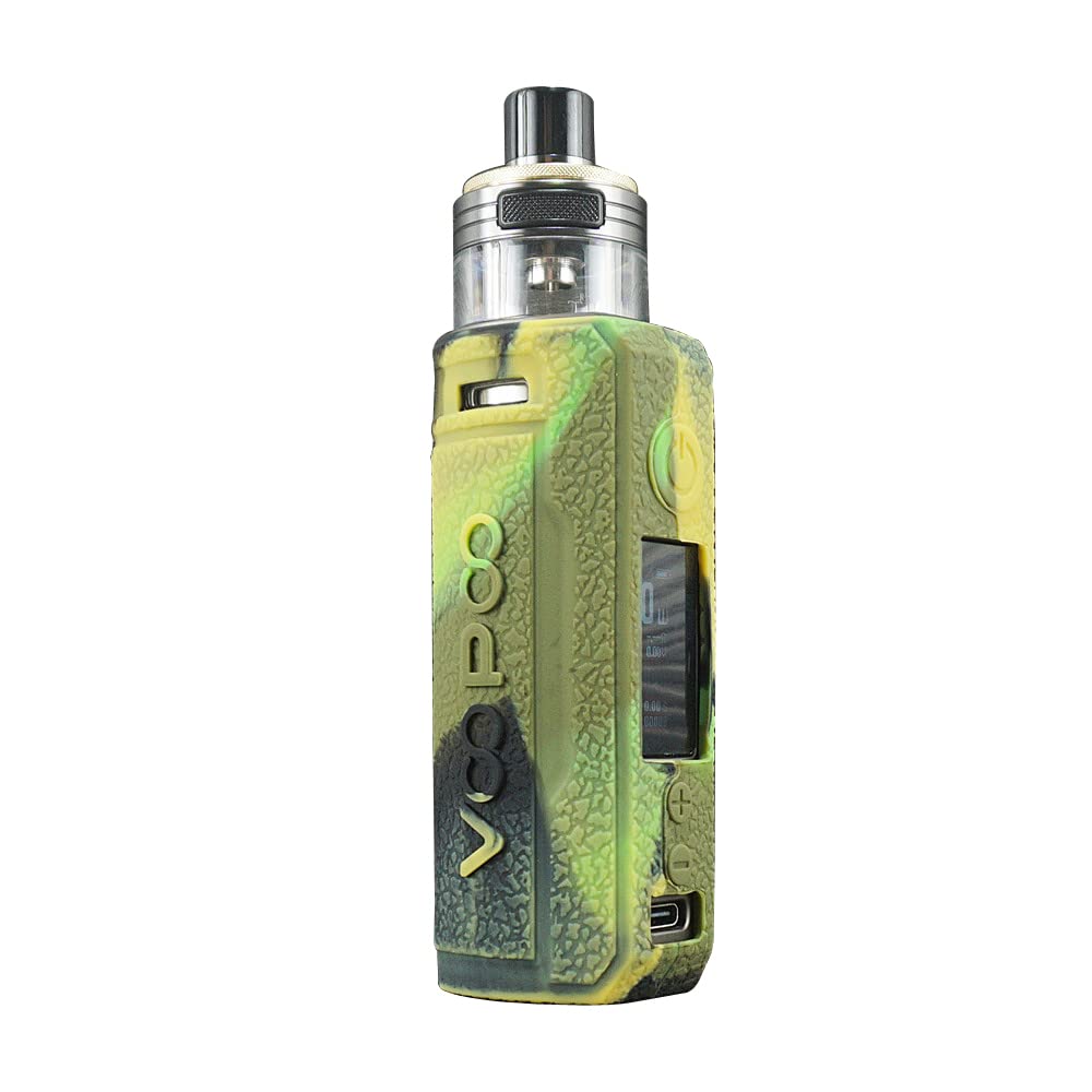 DSC-Mart Silicone Cover for Voopoo Drag S PNP Case Sleeve Sheild Skin Rubber Wrap Fits for Drag S PNP (Camouflage)