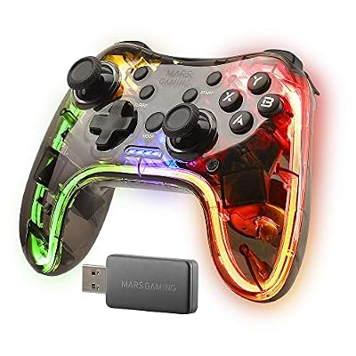Mars Gaming MGP-24, Gamepad Inalámbrico 2.4GPRO, Diseño Translúcido Neon RGB, Vibración Háptica Dual, Joysticks Analógicos, Mando para PC, PS3, PS4, XBOX360, Raspberry Pi, Mac, Android, Transparente | Ya disponible en tu tienda friki favorita! En mundofriki.es! Mars Gaming MGP-24, Gamepad Inalámbrico 2.4GPRO, Diseño Translúcido Neon RGB, Vibración Háptica Dual, Joysticks Analógicos, Mando para PC, PS3, PS4, XBOX360, Raspberry Pi, Mac, Android, Transparente | Ya disponible en tu tienda friki favorita! En mundofriki.es!