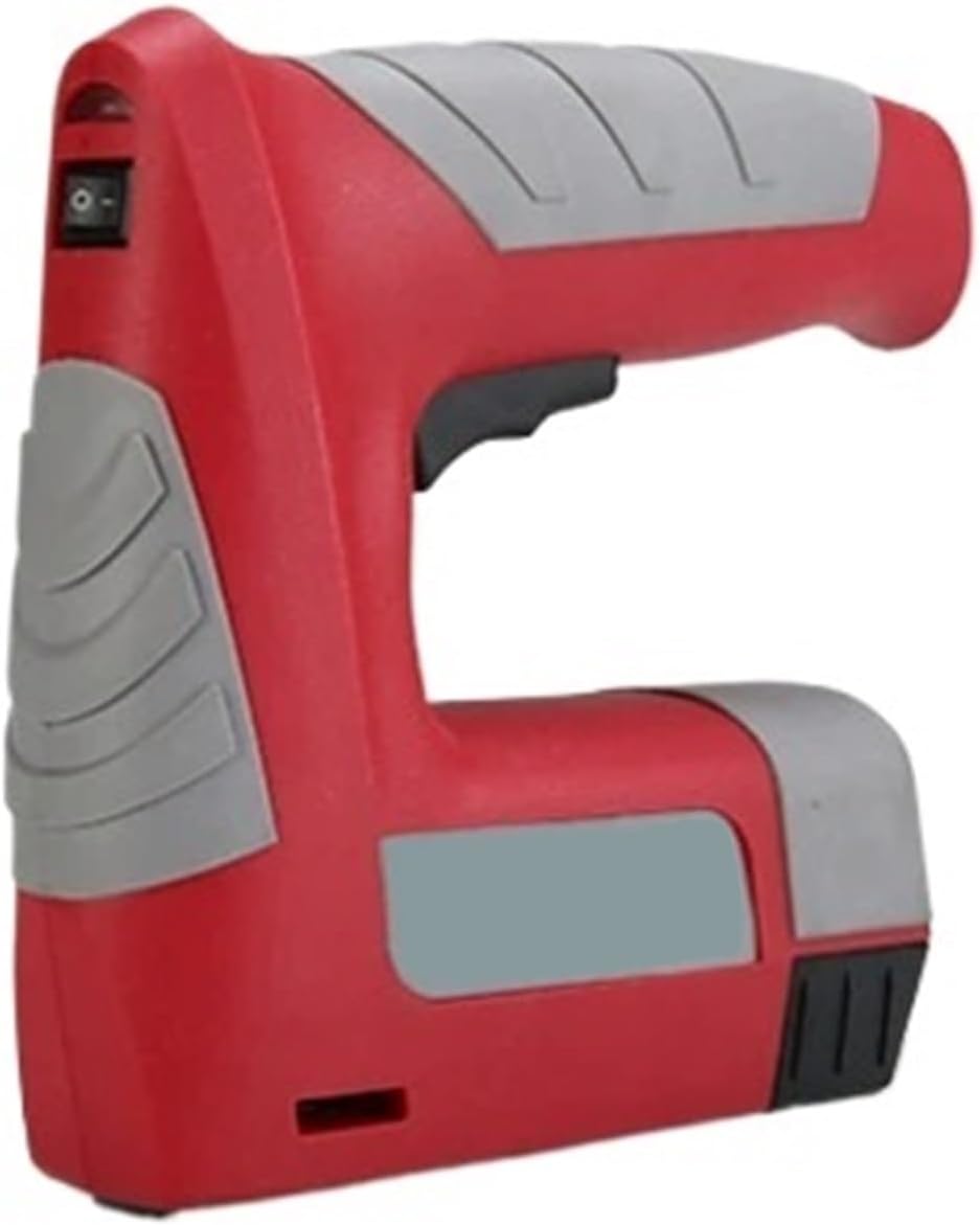 Pneumatic Stapler ，Powered Upholstery Stapler Electric Nail Gun Cordless Furniture Staple Gun Rechargeable Lithium Battery Nailer Stapler Use for Woodworking