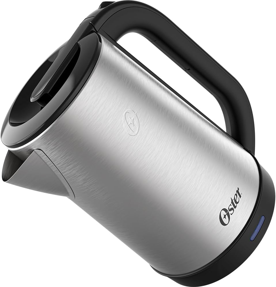 Top view of kettle handle with power switch