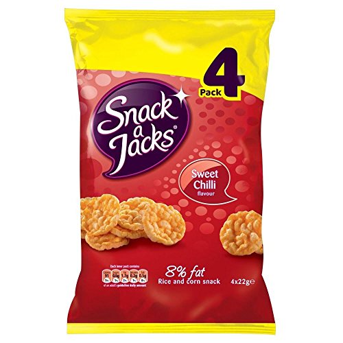 Snack-a-Jacks Süße Chilli (4x22g) - Packung mit 2 Cover