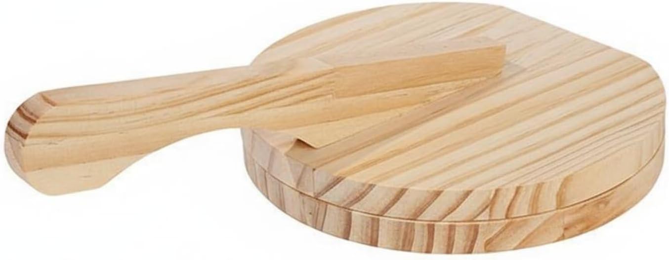 Kitchen Dumpling Dumpling Press Pastry Presser Press Wrapper Maker Solid Wood Manual Pastry Tool With Leverage Handle For Even Wrapper Rounds Suitable for Home Cooking Lessons, 195-30 205G