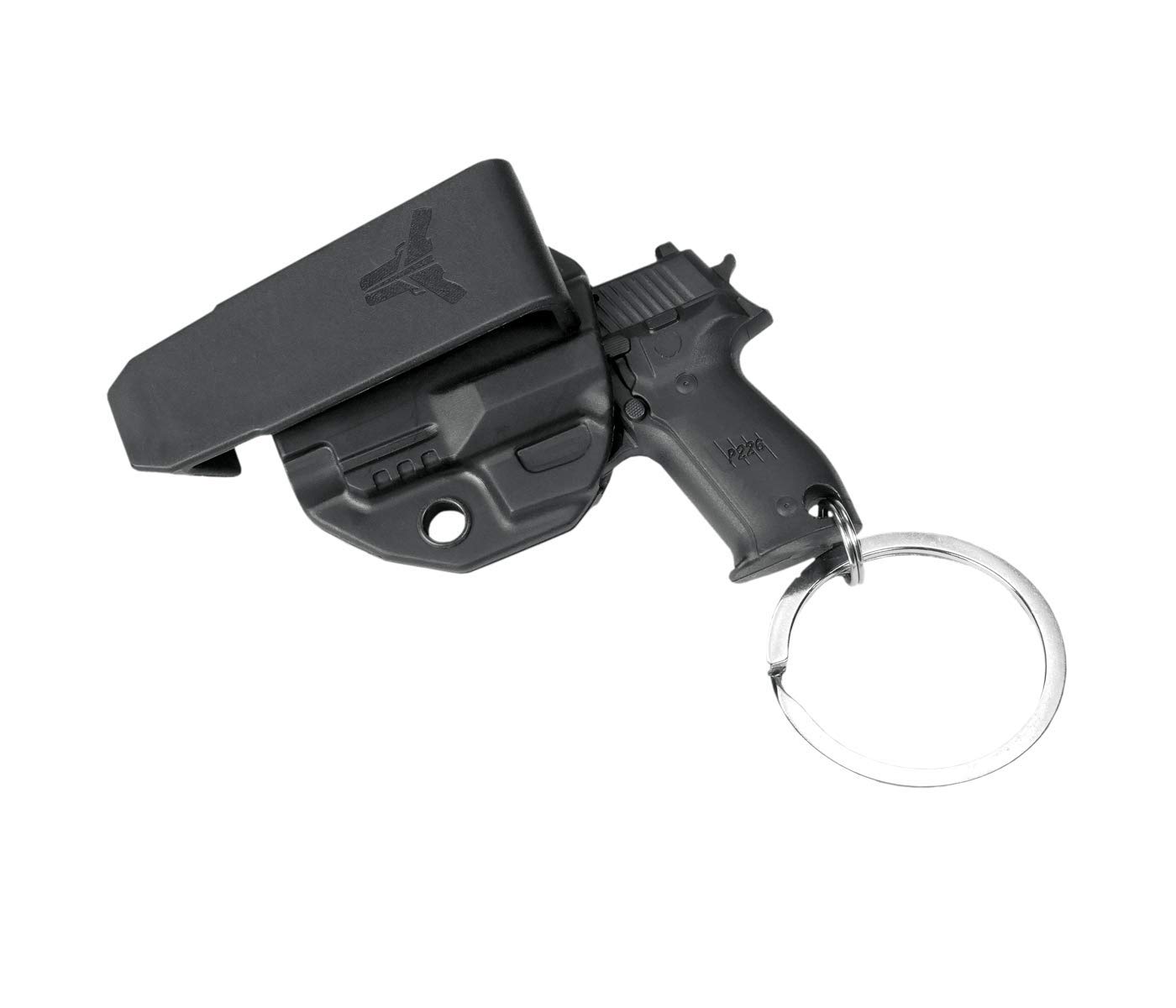BladeTech Keychain Gun and Holster with Belt Clip 1911, Sig or