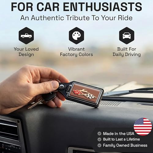 Image of Brotherhood Car Key Chain for Impala - Classic Models Keychain for Men and