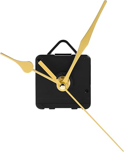 Cabilock Mecanismo de reloj de repuesto 1 Unidades de alta torsión Silencioso Movimiento Kit de Reloj de Pared Mecanismo de Reloj de Pared Funciona