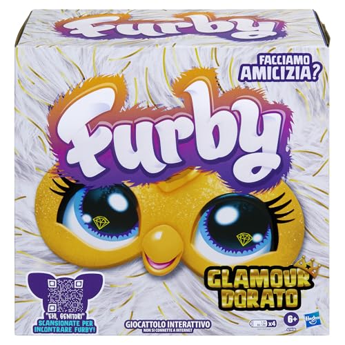 Furby Gold Glam juguete interactivo para animar las tardes de juego en casa 2