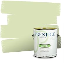PRESTIGE Paints Interior Paint and Primer In One, 1-Gallon, Satin, Comparable Match of Valspar* Timid Absinthe*