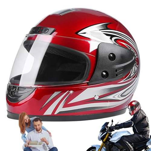 Casco de cara completa ligero con engranaje protector para adultos 7
