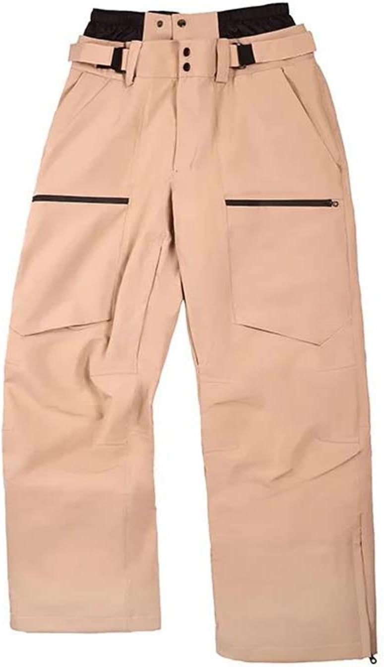 Mnjyihy Men And Women Ski Pants – Insulated Snowboard Snow Pants Baggy Wind-Proof Hiking Pants For Winter Sports