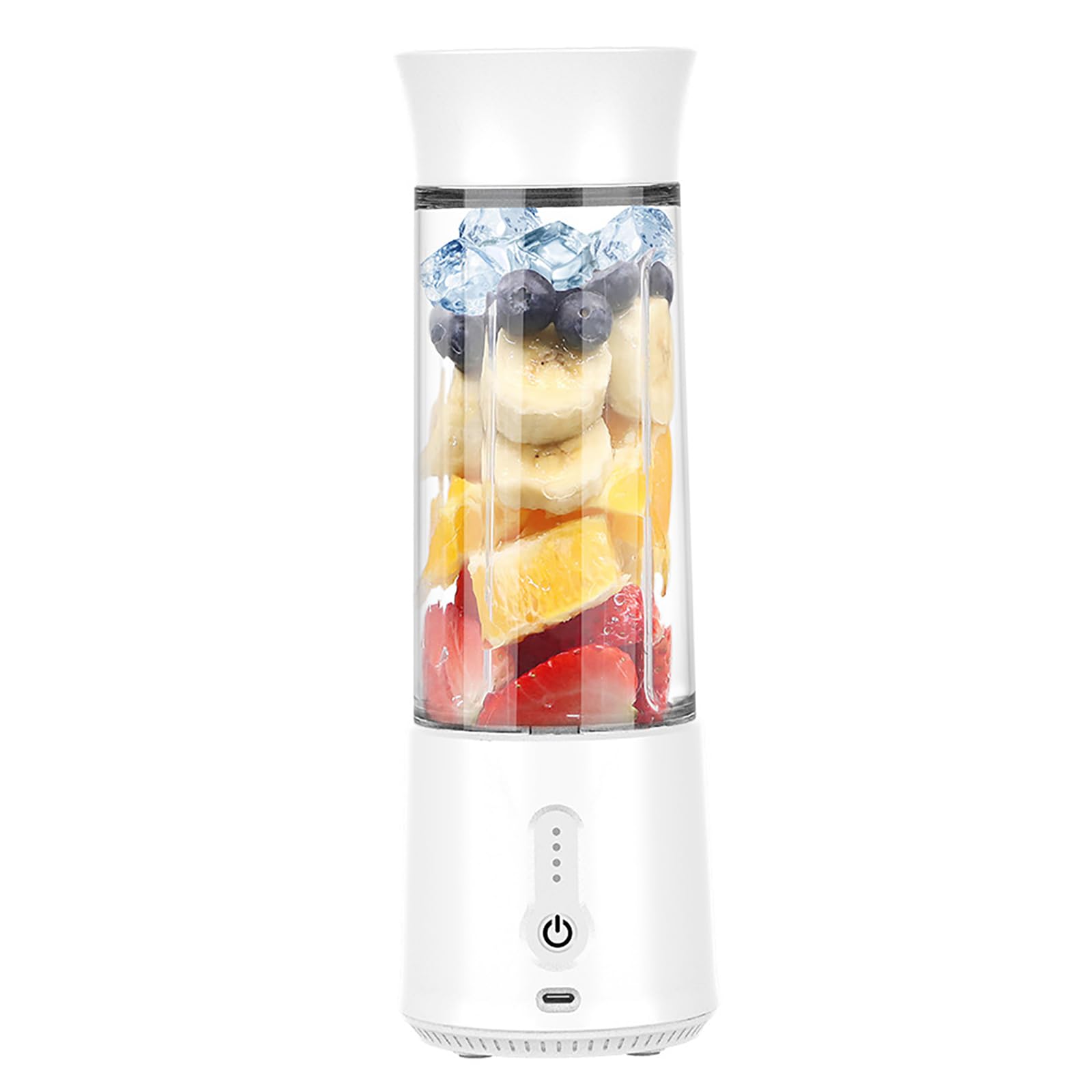 Przenośny Mini Blender Do Smoothie, Elektryczny Kubek Do Wyciskania Soku USB O Pojemności 500 Ml Z 6 Ostrzami, 25 Filiżanek Po Pełnym Naładowaniu, Do Biura, Siłowni, Kempingu, Podróży