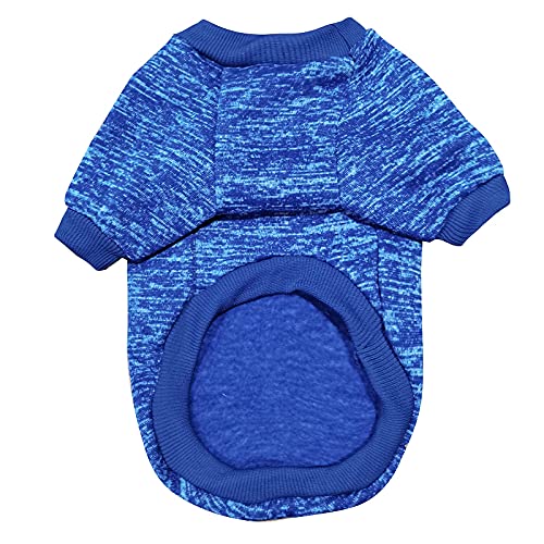 Pack Of 3 Dog Hoodies Knitwear Dog Sweaters Stretchy Pet Clothes Soft Puppy Pullover Cat Hooded Shirts Casual Dog Sweatshirts For Small Dogs Cats Warm Dog Shirts Winter Puppy Sweater (Dark Colors, M) #TOP7